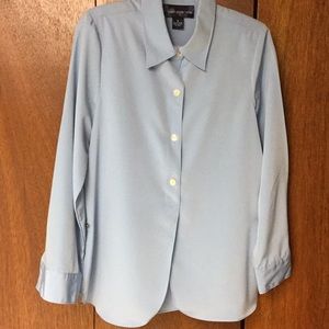 Susan Graver Sky Blue Blouse